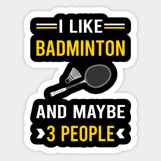 3 People Badminton Sticker by Good Day